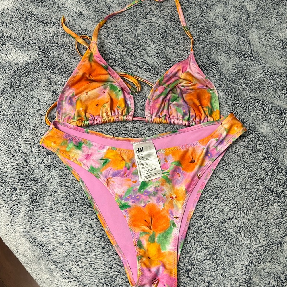 H&M Floral Bikini Set